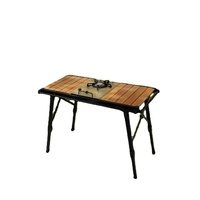 Table pliante en aluminium pour l'extérieur, table de camping portable, table de pique-nique, table de barbecue, table de cuisine mobile IGT