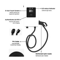Cargador de Vehículos Eléctricos EVEGO de 40kW para Hogar, DC, CCS1/CCS2/GBT/CHAdeMO/NACS, Protección IP55, 2 Años de Garantía, Certificado TUV, Montaje en Pared, Pantalla de 7 Pulgadas