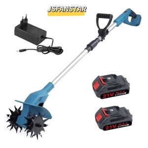 Máy làm đất mini <span class=keywords><strong>d</strong></span>ùng pin lithium sạc lại, cày đất, làm cỏ, cày xới đất, máy cắt cỏ không <span class=keywords><strong>d</strong></span>ây - Product Image 2