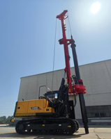 Nouvelle machine de forage rotative sur chenilles hydraulique YCR90 de marque chinoise pour travaux de pieutage sur chantier urbain étroit