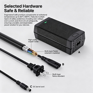 Cargador de Fábrica (36V) 42V 2A para Patinetes Eléctricos GOTRAX GXL V2, G4, G3, G2, <span class=keywords><strong>XR</strong></span> <span class=keywords><strong>Elite</strong></span>, <span class=keywords><strong>XR</strong></span> Ultra, Apex - Accesorios y Repuestos (CE/FCC) - Product Image 4