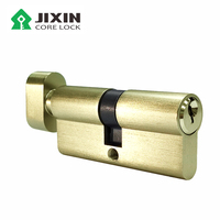 China Venta al por mayor Personalización 60 70 80mm Cilindro de cerradura de puerta abierta doble con llaves sin llave y elegante