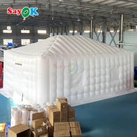 Tente gonflable de chapiteau de cube d'air de bâche imperméable portative de PVC de Sayok pour la fête extérieure d'événement