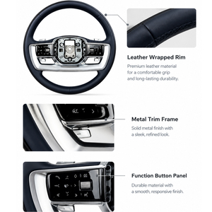 NaviHua - Accesorios de Lujo para Automóviles de Fibra de Carbono, Volante Forjado para Land Rover Range Rover Vogue 2015-2022 - Product Image 2