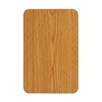 Échantillon gratuit de panneau mural SPC à effet bois pour salon et chambre à coucher, facile à nettoyer, revêtement mural SPC