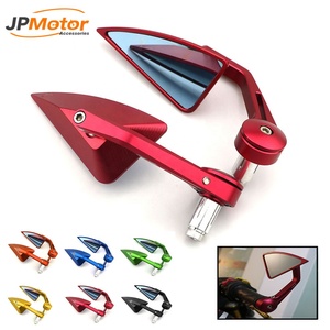 Accessoires <span class=keywords><strong>de</strong></span> moto universels en aluminium CNC, miroirs rétroviseurs latéraux pour <span class=keywords><strong>guidon</strong></span> <span class=keywords><strong>Cafe</strong></span> <span class=keywords><strong>Racer</strong></span> 22 mm - Product Image 2