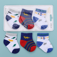 Chaussettes pour bébés à bas prix, motifs rayés mignons personnalisés, 0-6 mois, chaussettes pour garçons et filles, couleur blanche, tricot en coton