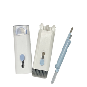 Kit di Pulizia <span class=keywords><strong>per</strong></span> Tastiera Elettronica e Laptop 7-in-1 Multifunzione con Spazzola Morbida Antipolvere, Spugna Floccata, Penna <span class=keywords><strong>per</strong></span> Pulizia AirPod Personalizzata - Product Image 6