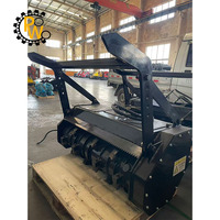 Trinciatrice Forestale Idraulica da 40 Pollici per Bobcat Skid Steer Loader, per la Rimozione di Ceppi, Vegetazione e Svuotamento del Terreno