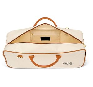 Borsa da viaggio per Mahjong con finiture in pelle PU, custodia portatile per il gioco, borsa organizer per set Mahjong - Product Image 3