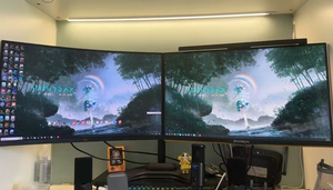 Outils de rangement de l'espace Support de moniteur à double écran Support de réglage précis de la hauteur Applicable VESA 75x75 100x100 - Product Image 3