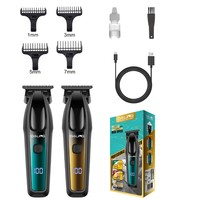 Tondeuse à cheveux professionnelle DALING DL-1969, faible bruit, écran LED numérique, charge rapide USB, moteur haute puissance