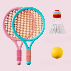 Ensemble de badminton et de tennis pour enfants, raquette de tennis durable pour enfants, pour débutants, jouets de plage, intérieur et extérieur, garçons - Product Image 6
