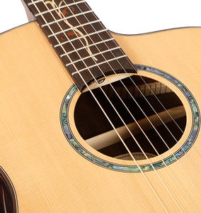 <span class=keywords><strong>Prix</strong></span> direct d'usine Guitares acoustiques en épicéa massif à 6 cordes - Product Image 6