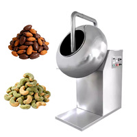 Machine à enrober les cacahuètes, cuve d'enrobage au chocolat, cuve d'enrobage aux noisettes pour la fabrication de snacks