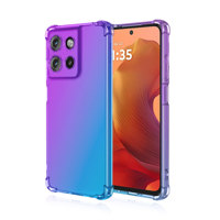 Étui de téléphone portable souple en TPU de couleur dégradée antichoc pour Motorola Edge 70 Edge 60 Fusion G57 G67 G77 G87