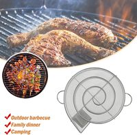 Generatore di Fumo Freddo per Barbecue o Affumicatore, Generatore di Fumo Freddo Rotondo in Acciaio Inossidabile per Kettle, Confezione per Spedizione