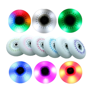 Ruedas para Patines, Ruedas de Patinaje en Línea con Luces LED de 110 mm, Ruedas de Patinaje Matter <span class=keywords><strong>G13</strong></span> de 100 mm, Ruedas de Patinaje Luminosas de 110 mm y 90 mm - Product Image 6