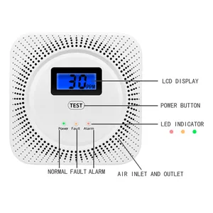 Safewill Vente Chaude Wifi Smart Home Tuya Alarme Air Monitor CO alarme CH4 Détecteur de Gaz 2 in1 CO DETECTEUR