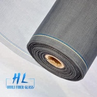 Malla Mosquitera de Fibra de Vidrio Ignífuga al por Mayor 18x16, Malla Duradera y Transpirable para Ventanas y Puertas de Apartamentos