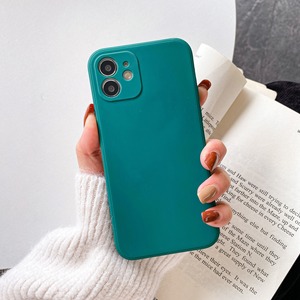 Moda colori misti forma quadrata rigida protettiva opaca custodia in TPU Handphone per iPhone 13 Pro Max 12 11 XR XS X 87 6 Plus - Product Image 6