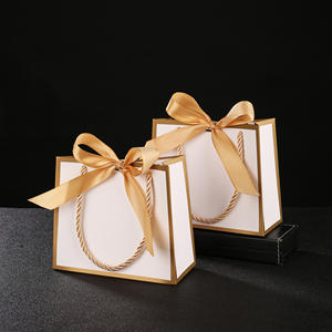 Petite commande quantité CSMD fabricant chinois paquet présent prêt à expédier au détail petit sac cadeau blanc pour accessoires de mode - Product Image 3