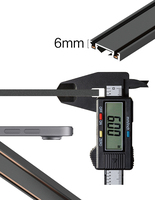 Projecteurs LED COB linéaires en aluminium 3000K 4000K 5700K pour automatisation domestique, éclairage d'ambiance, bureaux et bâtiments, IRC 95, montage en surface