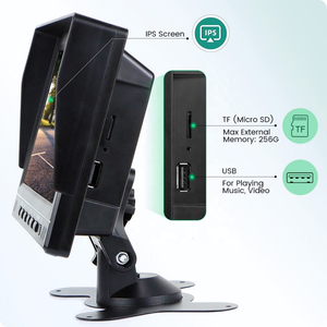 จอภาพ 7 นิ้ว 1080P AHD ระบบ DVR สำหรับรถบ้าน รถบรรทุก รถพ่วง กล้องมองหลัง มองหน้า มองข้าง จอแสดงผลแบบแบ่ง <span class=keywords><strong>4</strong></span> ส่วน กล้องติดรถยนต์ <span class=keywords><strong>4</strong></span> ตัว กันน้ำ - Product Image 2