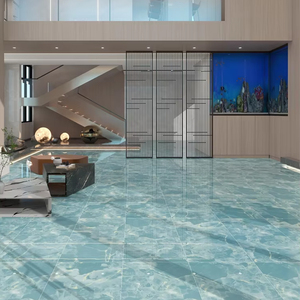 Guangdong Foshan piastrelle in pietra di lusso tutto-su verde smeraldo giada 600x1200 antiscivolo intero piastrelle per pavimento in ceramica soggiorno moderno - Product Image 5