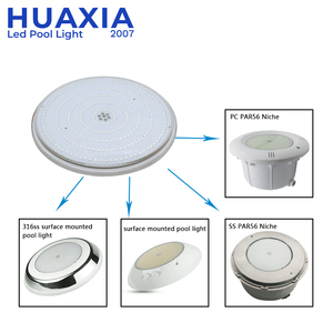 Luci per Piscina PAR56 Sottili e Piatte da 18W Riempite di Resina IP68, Lampadine <span class=keywords><strong>LED</strong></span> Subacquee PAR56 di Ricambio Adatte per la Maggior Parte delle Applicazioni - Product Image 6