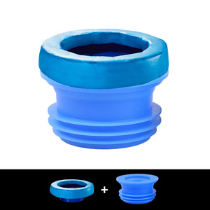 Aogele Toilet Seal Ring Rubber Thickened Flange Odor Proof Raised Drain <b>Pipe</b> Accessory For Toilet Fixing - Product Image 2