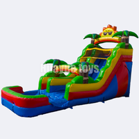 Kommerzielle umweltfreundliche PVC-Hüpfburg-Kombi-Rutsche für Kinder mit Bällebad – Indoor/Outdoor Hüpfspiel, individuell anpassbar