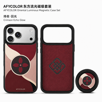Funda Magnética Personalizada con Tacto Suave para iPhone 17 Pro Max, Placa Trasera con Impresión Inversa, Forro de Microfibra, Fabricación OEM ODM