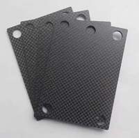 Panneau composite en fibre de carbone de haute qualité, support personnalisable, panneau CFRP pour accessoires de robot
