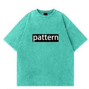 เสื้อยืดคอตตอนวินเทจ สีพื้น เรียบง่าย สปอร์ต แขนสั้น เสื้อผู้ชาย สั่งทำเพิ่มลายได้ - Product Image 2