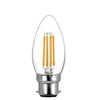 Ampoule LED à filament C35 CE ROHS NEW ERP, 220-240V 4W 440LM 6.5W 770LM, lumière blanc chaud 2700K 440lm non dimmable