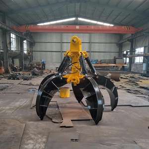 Commercio all'ingrosso escavatore idraulico rotante demolizione grappolo di roccia di smistamento attacco di 360 gradi di rotazione rottami di pietra afferrare - Product Image 6