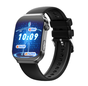 Montre connectée AMOLED 2,2 pouces avec ECG+PPG hybride, moniteur d'oxygène sanguin, d'acide urique, de fréquence cardiaque <span class=keywords><strong>24h</strong></span>/24, suivi de la fréquence cardiaque, appel SOS - Product Image 1