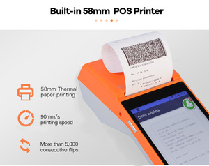 SD01 All-in-One POS Machine Android Handheld Mobile Smart <span class=keywords><strong>PDA</strong></span> <span class=keywords><strong>WiFi</strong></span> inalámbrico para impresora <span class=keywords><strong>Bluetooth</strong></span> Compatible con productos electrónicos de consumo - Product Image 5