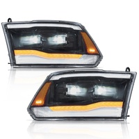 Feux LED VLAND pour RAM 1500/2500/3500 (halogène et xénon) 2009-2018 et RAM 1500 Classic 2019-2021, phares à double lentille LED