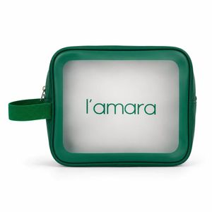 OEM ODM Transparent PVC <b>Makeup</b> Bag Custom Logo Waterproof Travel Toiletry Bag Beauty <b>Storage</b> Cosmetic Pouch Supplier - Product Image 2