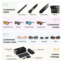 Lunettes de soleil classiques GWTNN pour hommes et femmes, style steampunk, verres noirs transparents, monture en métal, anti-reflets, attribut optique