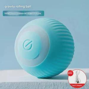 Electric Luxury Modern <b>Automatic</b> Silicone <b>Cat</b> <b>Toy</b> Smart Rolling Ball Durable Chew Teaser Self-Entertainment Dust-Free Pet - Product Image 6