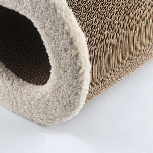 Kualitas tinggi gaya Modern kertas bergelombang penggaruk kucing desain ruang interaktif unik untuk bermain dan istirahat kemasan karton - Product Image 4