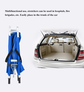 Camilla de Rescate <span class=keywords><strong>Gurney</strong></span>, Acero Inoxidable, Plegable en 4 Partes, Especial para Ambulancia, Camilla Simple, Producto Más Vendido - Product Image 6