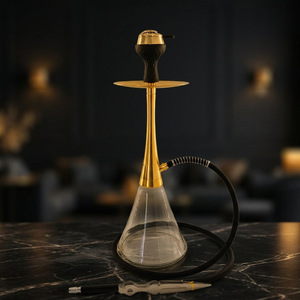 Cachimba de aleación de aluminio estilo árabe, juego de cachimba de vidrio para tienda, muebles de salón, bar, restaurante, cafetería, club, fiesta, para fumar shisha - Product Image 3