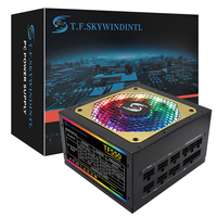Alimentation électrique ATX pour jeux 550W 80 Plus entièrement modulaire, alimentation stable pour ordinateur de bureau, ordinateur et station de travail serveur
