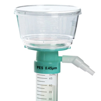 Tasse filtrante de 150 ml avec membrane de 50 mm pour tube de centrifugation de 50 ml, tasse supérieure de filtration sous vide avec port de vide externe