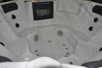 Bain à remous autoportant Ariestech importé, design européen moderne et élégant, coque en acrylique, écologique, pour 6 personnes, spa familial extérieur