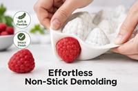 Moule en silicone à 15 cavités pour gâteaux mousse aux fruits (fraise, mangue, framboise), chocolat et bougies d'aromathérapie